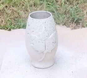 Adding texture with stone spray paint