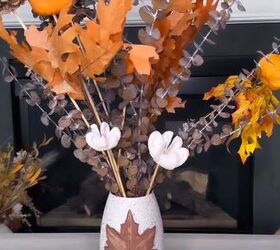 How to Create a Cute DIY Fall Vase Decor Piece For Autumn