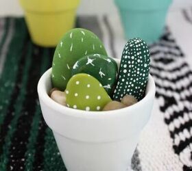 Hand-painted cacti gift idea by Devin and Tara