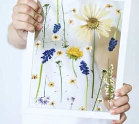 DIY pressed flower suncatcher by Lily Ardor