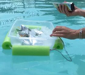 DIY pool noodle cooler by Alicia W