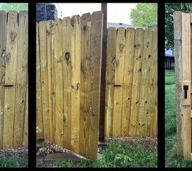 single privacy fence gate