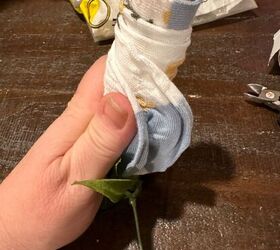 She rolls up a few cute pairs of socks for a gift idea we NEVER would have thought of