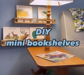 How to Easily Build a DIY Mini Bookshelf Using Chair Rail | Hometalk