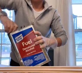 diy mini bookshelf, Denatured alcohol