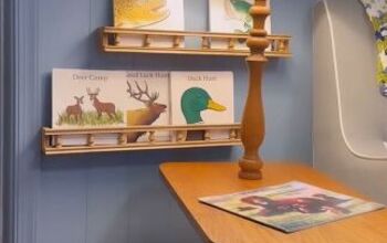 How to Easily Build a DIY Mini Bookshelf Using Chair Rail