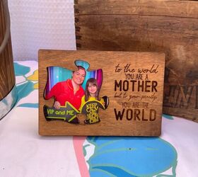 Crear marcos de madera personalizados para el Día de la Madre