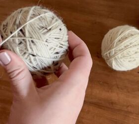 cmo hacer bolas de lana para secadora con hilo