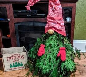 Christmas tomato cage gnome by Kelly-n-Tony
