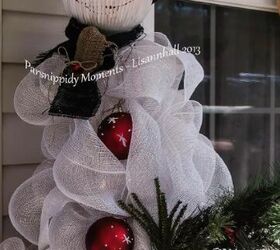 Tomato cage snowman by ParsnippidyMoment Plus