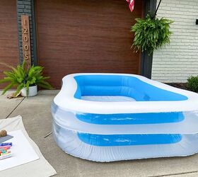 cmo convertir una piscina hinchable para nios en una cmoda tumbona, ideas para mejorar su piscina hinchable infantil