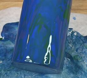 impresionante jarrn inspirado en cristal de murano