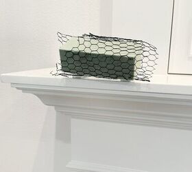 You might want to clear off your mantel when you see her breathtaking spring idea