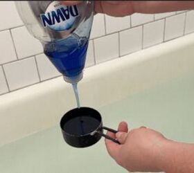 Why pouring dish soap in your tub will make your life much easier