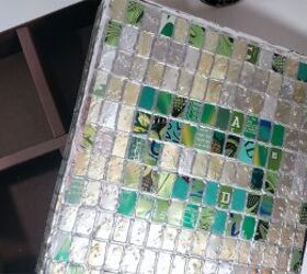 6 proyectos reciclados hechos con azulejos de latas de refresco