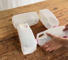 She puts 4 milk jugs together for this BRILLIANT gardening hack