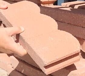 The brilliant way he uses a few garden pavers on his patio (gorgeous!)