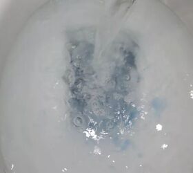 how to fix a running toilet, Toilet with lots of water