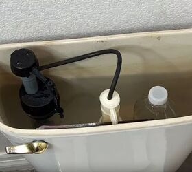 how to fix a running toilet, Toilet tank
