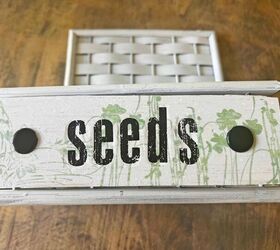 cesta de semillas de segunda mano diy, cesta de semillas DIY
