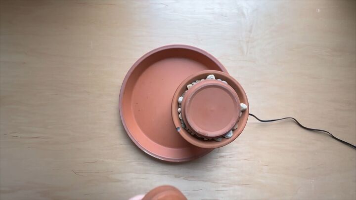 DIY terracotta fountain