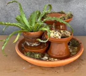How to Build a Homemade Water Fountain With Terracotta Plant Pots