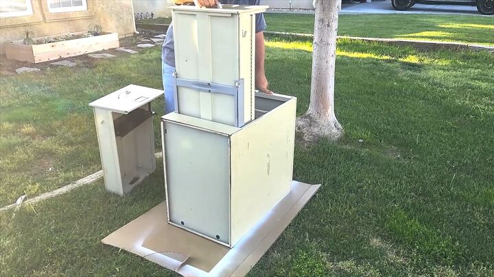 How to repurpose an old filing cabinet into a planter