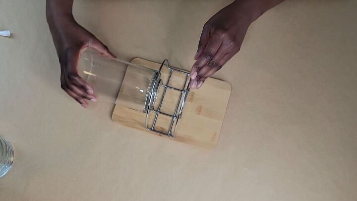 Step-by-step DIY candle sconce light