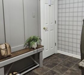 how to build a hall tree bench