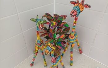 Brighten a Dull Corner With This Colorful Faux Plant Painting Idea