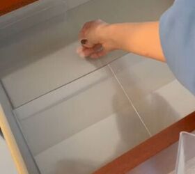 She lays empty picture frames in her drawer for the smartest hack we've seen all week