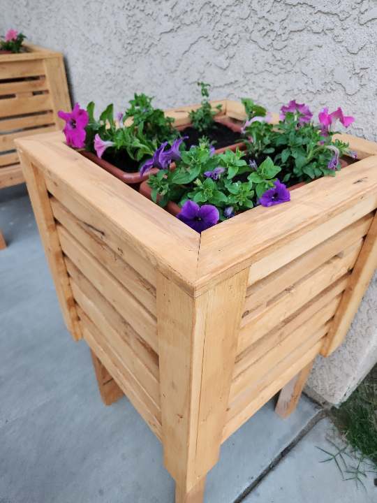 Finished planter.