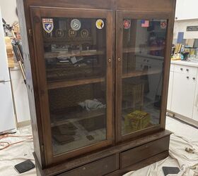 Watch how this family turned an old gun cabinet into this elegant and eye-catching piece