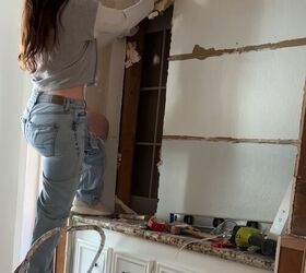 She tore out the wet bar from her 1970s fixer-upper for this more elegant and useful idea