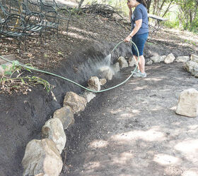 how to build a simple stone retaining wall for free