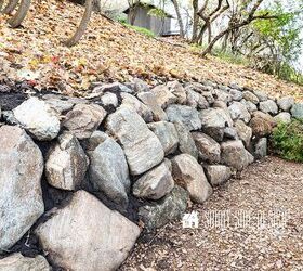 how to build a simple stone retaining wall for free