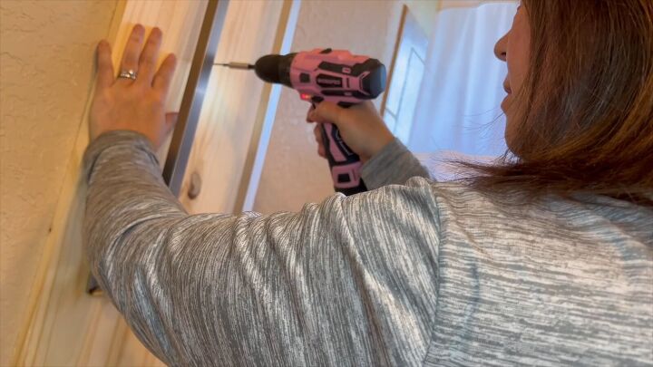 DIY towel bar installation