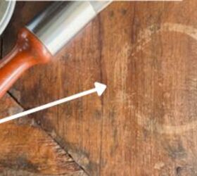 Do this to get rid of water rings on your wood furniture (totally vanished!)