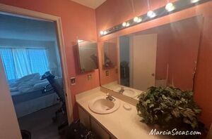 This is a bathroom mirror update we never would have though of!