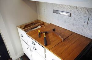 They tore up their old countertops for this stunning update idea