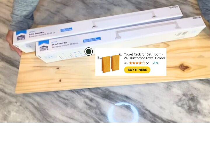 Bathroom towel organizer idea