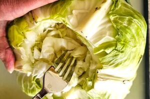 How shredding the center of a cabbage makes her home look fresh & beautiful