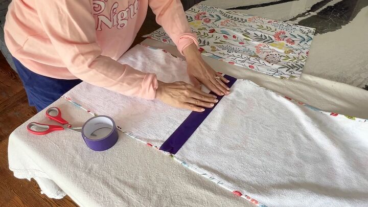 Tea towel upcycle project