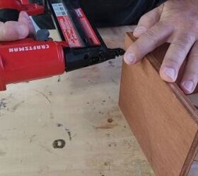 Using glue and pin nails for strong wood joints