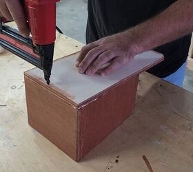 Nail the base into the box