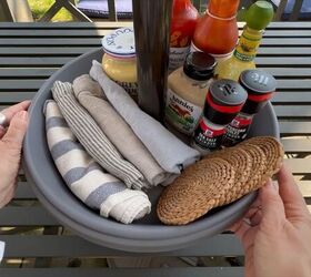 Easy entertaining with an outdoor Lazy Susan