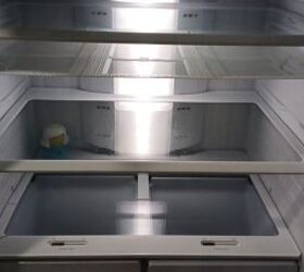 Clean and shiny fridge