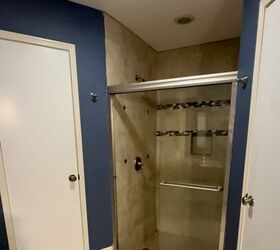 We've seen people retile their showers, but we <em>never</em> would have thought of this unique revamp