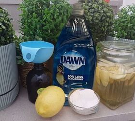 Why she mixes vinegar, salt, and Dawn dish soap as the season changes