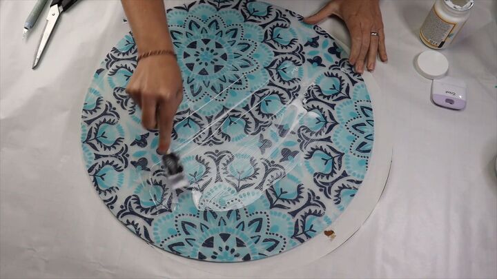 Shower curtain furniture makeover